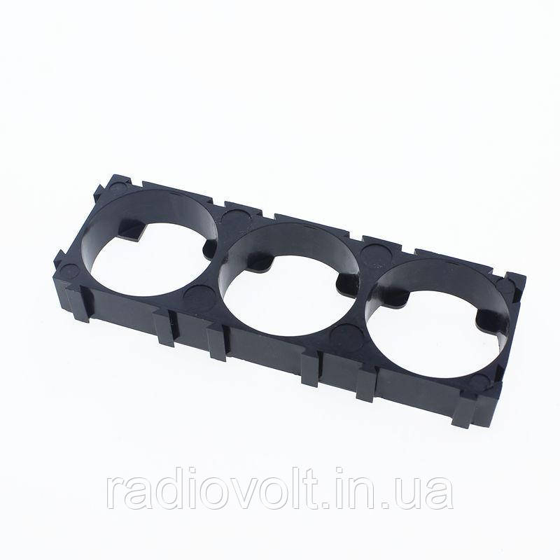 Холдер 21700 для акумуляторів, 1х3, 21.7мм