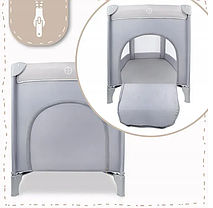 Дорожнє дитяче ліжечко складний манеж Malplay 65.5 x 125см, фото 3