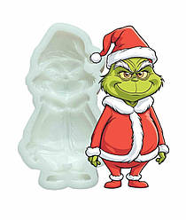 Ексклюзив. Силіконовий молд для ГІПСУ та ін "Новорічний ГРІНЧ"