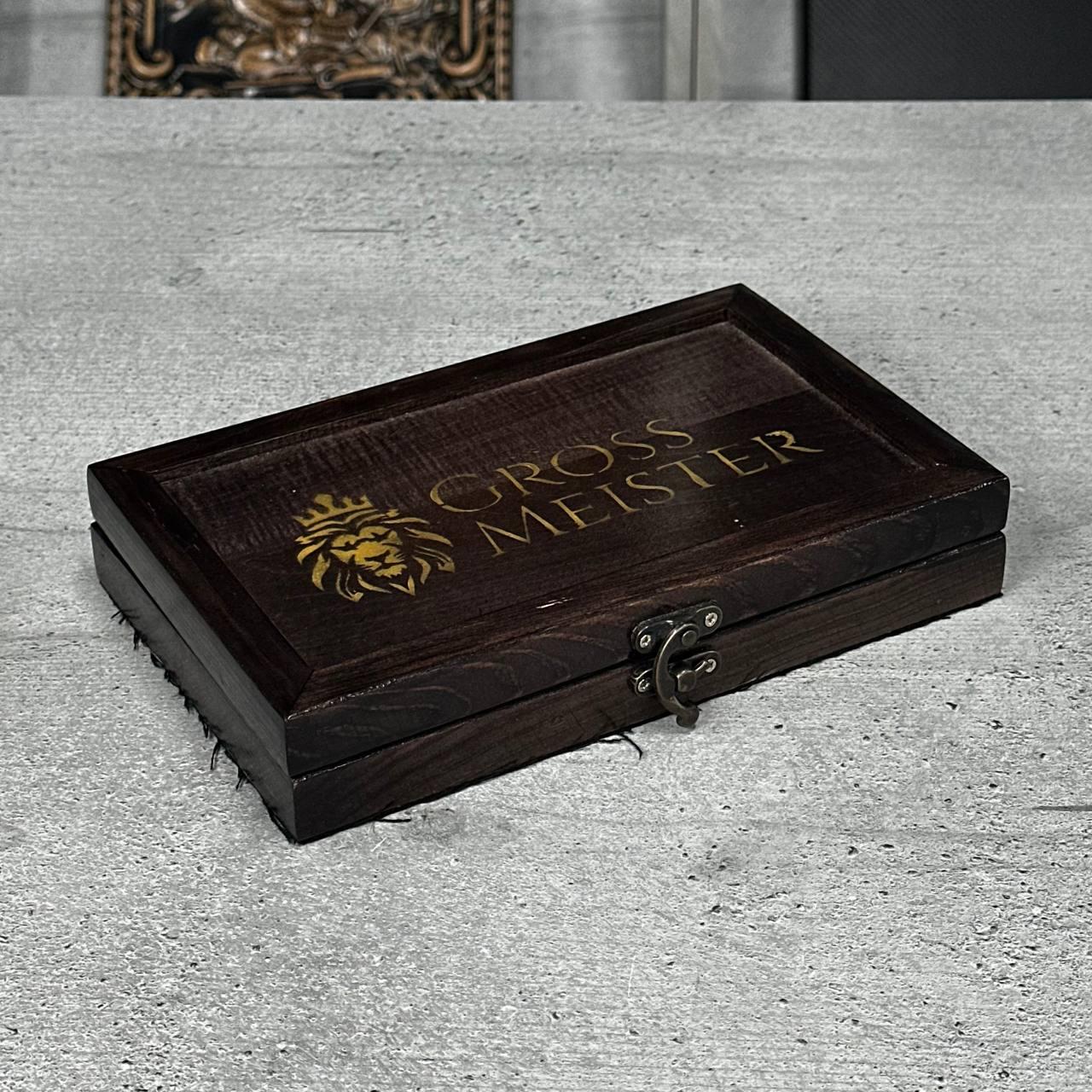 Коробка дерев'яна для зберігання 23х14х4см, фото 1