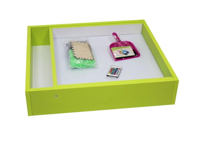 Дитячий світловий планшет Yuliana із ДСП салатовий.