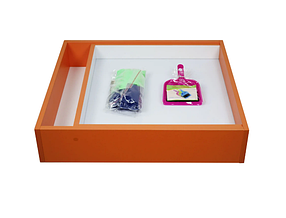 Світловий планшет для малюків Yuliana із ДСП помаранчевий