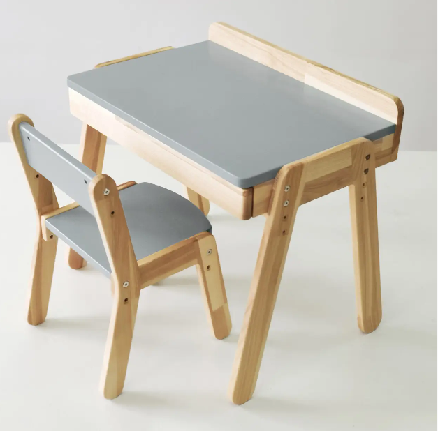 Стілець зі столом | комплект зростаюча парта для малюків  і стільчик для дітей 2-7 років