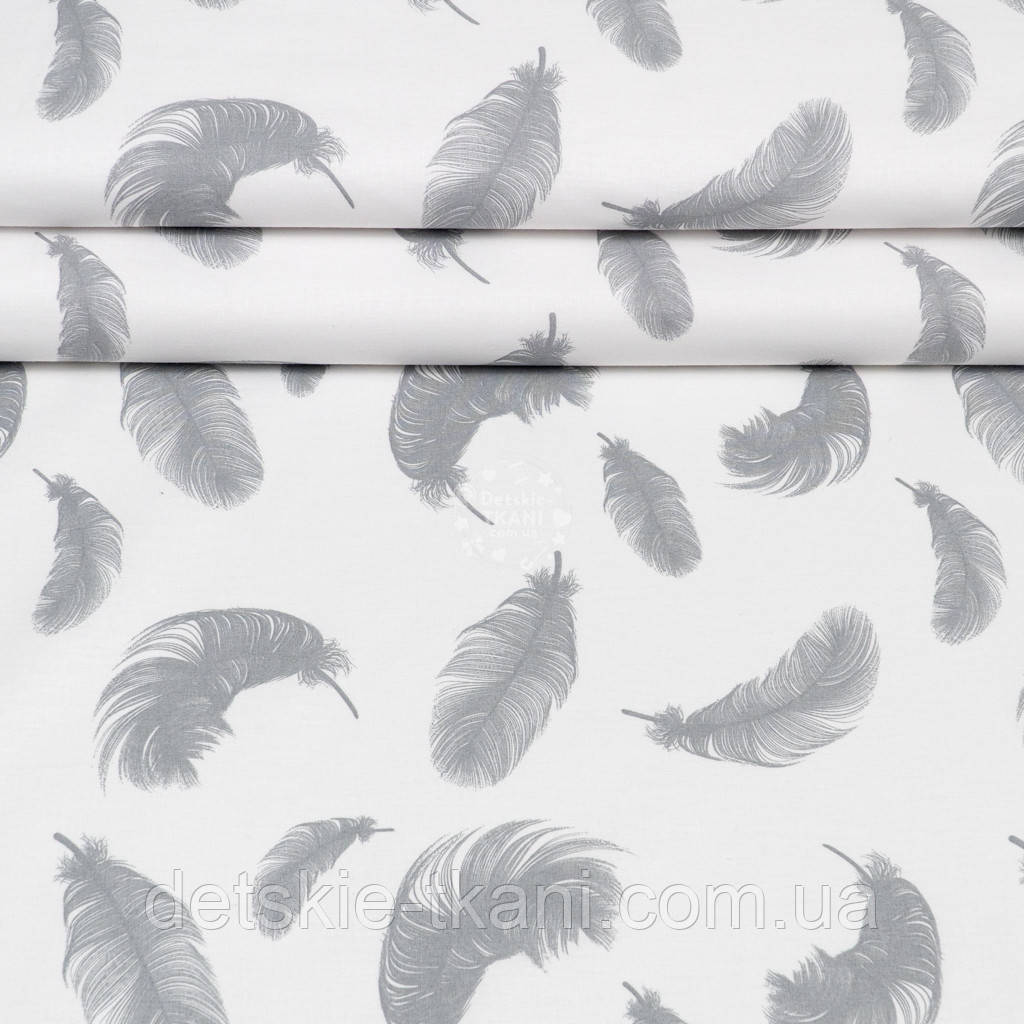 Ранфорс шириною 240 см "Сіре лебедине пір'я", №5776, фото 1