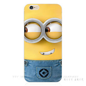 Чохол силіконовий бампер для Iphone SE з малюнком міньйон