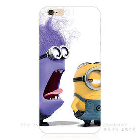 Чохол силіконовий бампер для Iphone SE з малюнком злий міньйон
