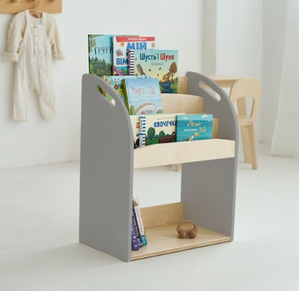 Поличка для книг монтесорі маленька