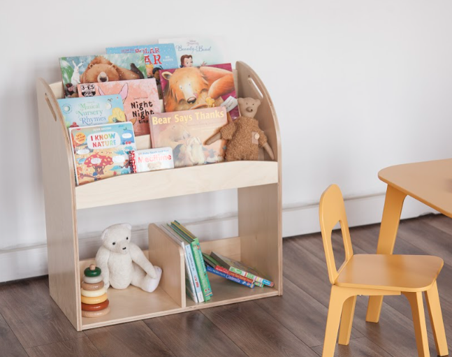 Поличка для книг монтесорі велика