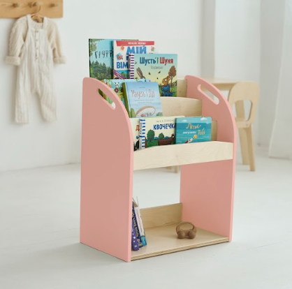 Поличка для книг монтесорі маленька