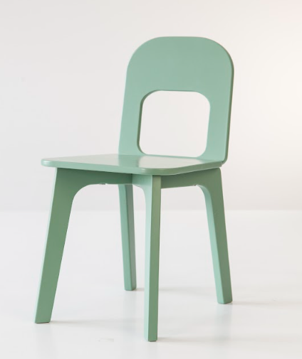 Стілець дитячій з фанери 2-4 роки зелений