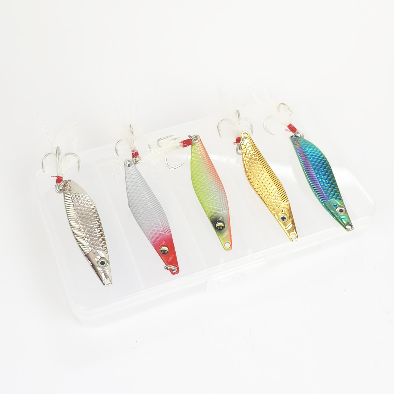 Набір рибальських блешень на щуку №14 Slide 15г (5шт) набір блешень для риболовлі, фото 1