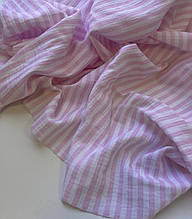 Муслін (жатка 1,35 м) рожева смужка