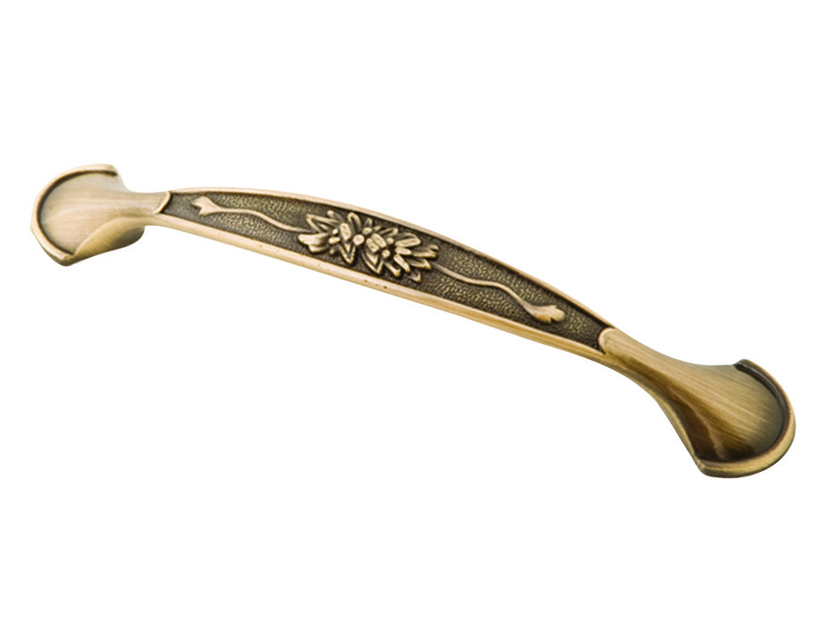 Меблева ручка дуга Kerron антична бронза 128 мм (RS-006-128 BA), фото 1