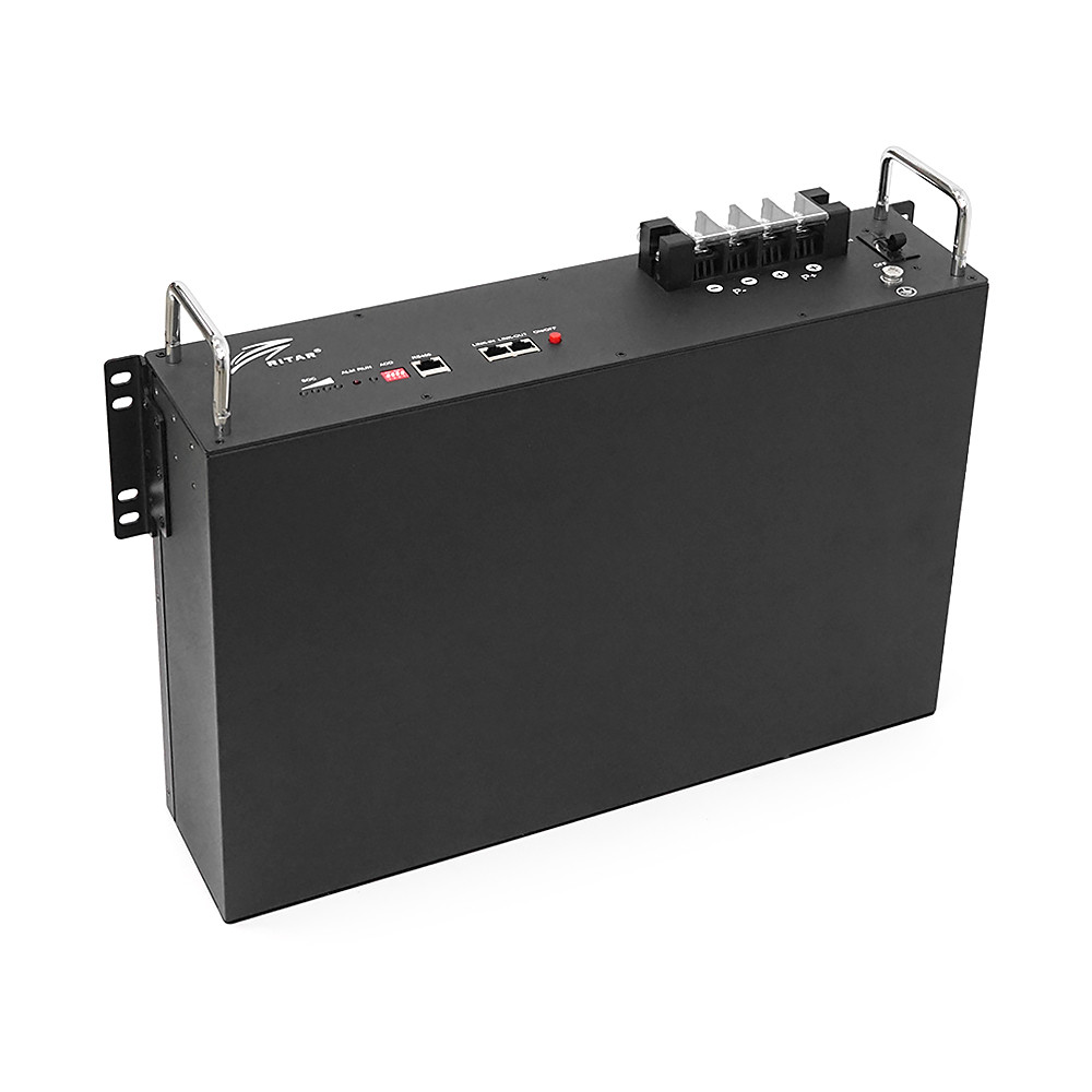 Акумуляторна батарея Ritar LiFePO4 25,6V 100Ah 2560Wh BMS100@8S для монтажу в стійку ( 522 х 240 х 219 (224)