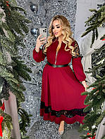 Женское платье продлено молния+сетка