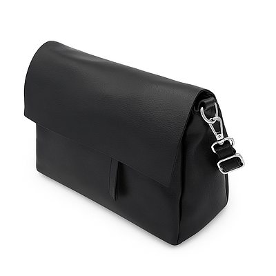 Сумка жіноча чорна крос боді (D99)