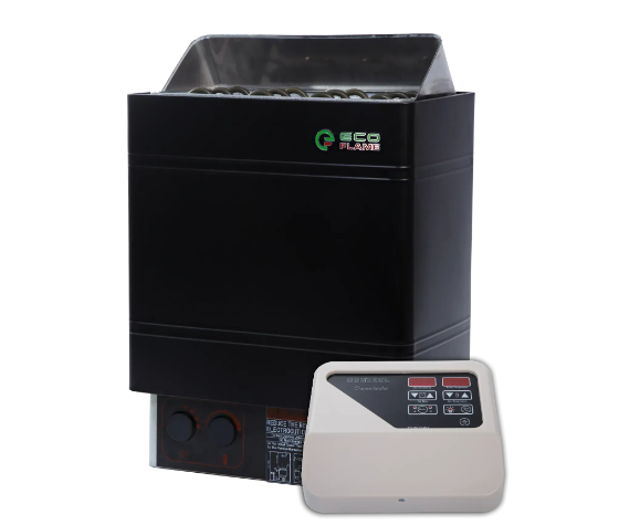 Електрокам'янка для сауни та лазні EcoFlame AMC 90-D 9 кВт + пульт CON4