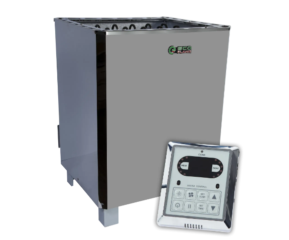 Електрокам'янка для сауни та лазні EcoFlame SAM D-15 15 кВт + пульт CON6