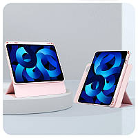 Чохол Magnetic для Apple iPad 11 (2025) / iPad 10 (2022) 10.9" з двох частин з місцем для стилуса Рожевий