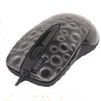 Мышь A4-X6-55D-2, USB+PS/2 Black dot colour Laser wheel mouse with 2X