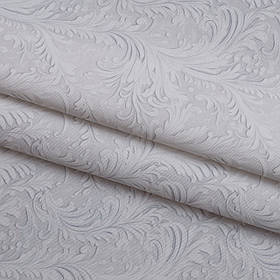 Напівпанама набивна бавовняна (шир 150 см), колір Сніжний вензель