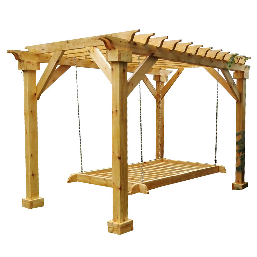 Пергола навіс для саду | Дерев'яна пергола1.5 на 2 м,  "Мейо"