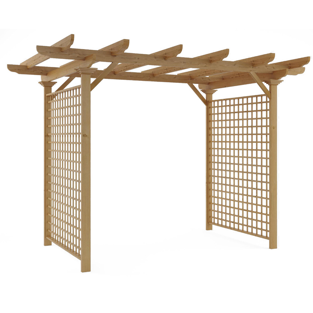 Альтанки та перголи для троянд | Дерев'яна пергола 1.2 на 2 м, "Ларіса"