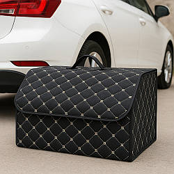 Органайзер у багажник авто (55х32х30 см), Чорний / Автомобільний саквояж у багажник / Сумка у багажник