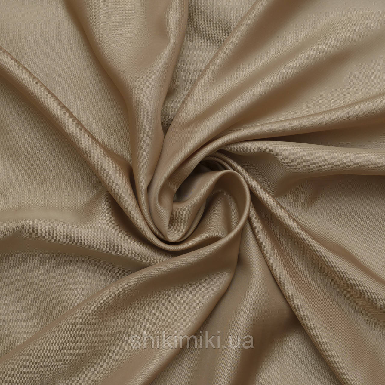 Підкладковий атлас (шир 150 см), колір Бежеве золото, фото 1