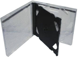 Купить Бокс для 2-CD диска Jewel case 10 мм, чёрный трей, цена 14.60 ...