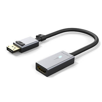 Кабель-перехідник CableTime DisplayPort (M) - HDMI (M), 4K/60Hz, 0.2 м (CP20A)