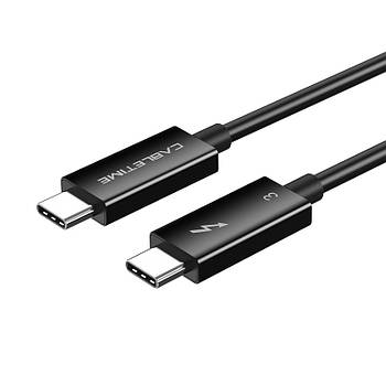 Кабель CableTime Thunderbolt 3, Type-C - Type-C, 40Gbps, 100W, 20V/ 5A, 5K/ 60HZ, 0.5 м (CT31E)