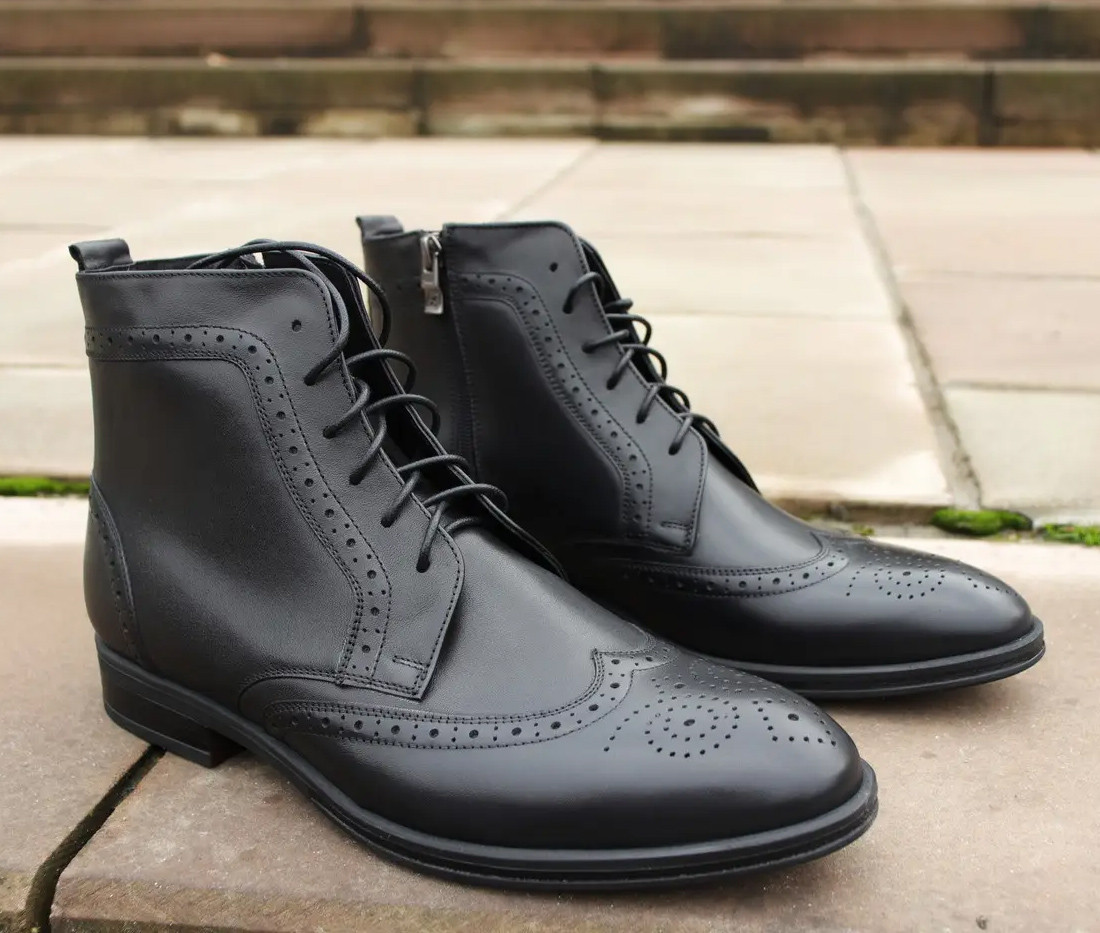 Топові зимові черевики броги 40 41 42 43 44 45 розмір, фото 1