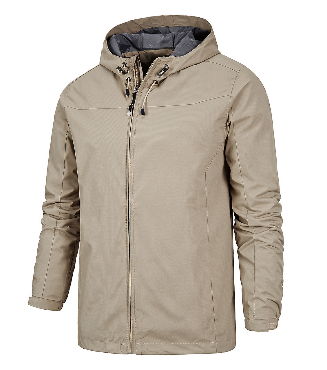 Жіноча вітрівка легка водовідштовхувальна куртка Solve для весни та осені,бежева KT7002214 Розмір - S, фото 1