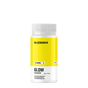 Пудра для щоденного очищення обличчя Mr.SCRUBBER Glow Vitamin C з кислим вітаміном С 50 g