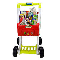 Ігровий набір Супермаркет 922-156/157 зі світлом та звуком, з візком та продуктами, фото 4