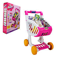 Ігровий набір Супермаркет 922-156/157 зі світлом та звуком, з візком та продуктами, фото 2