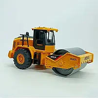 Іграшка спецтехніка на радіокеруванні 2136 — дорожній каток із гумовими колесами, акумулятор 3.7V, фото 2