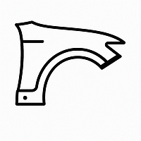 Крило переднє та заднє Honda Accord 10 (БУ)