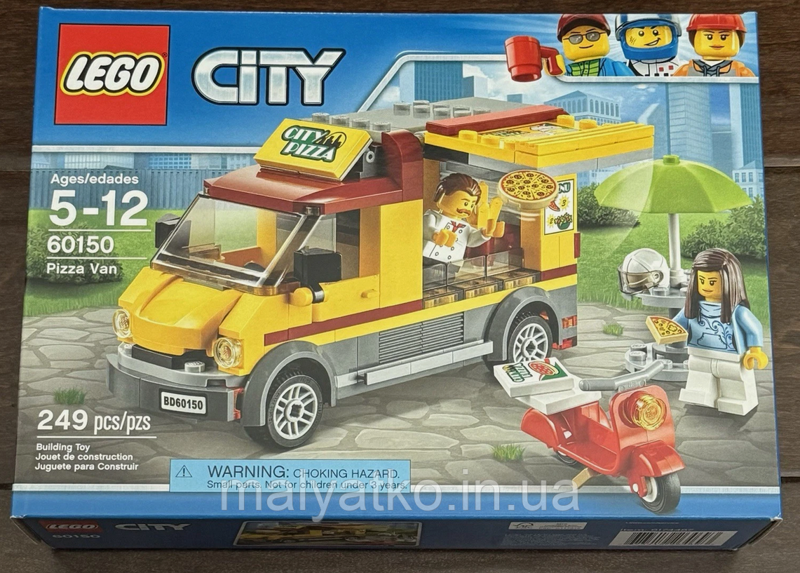 Лего Lego City Фургон піцерія 60150 Pizza Van, фото 1