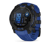 Смарт-часы Garmin Instinct 3 45mm Amoled Black with Blue Band (010-02936-03)