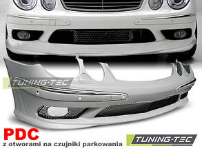 Передній бампер Mercedes W211 2006 - 2009 AMG-style