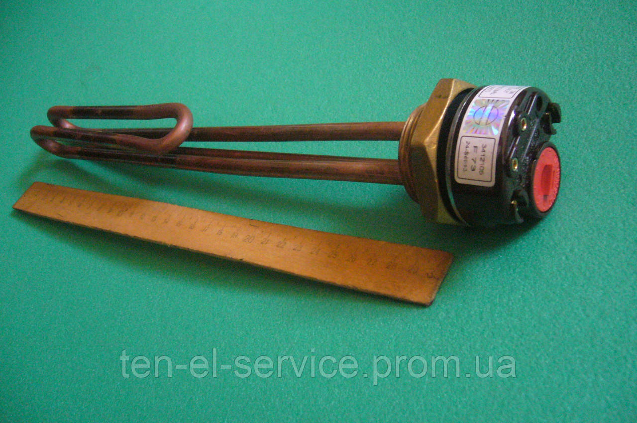 Тен Thermowatt 2,5 кВт+RTM різьблення 1¼, мідь