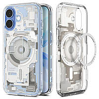 Чехол Spigen для iPhone 17 - Ultra Hybrid MAG, Zero One, Natural Titanium (ACS10386)