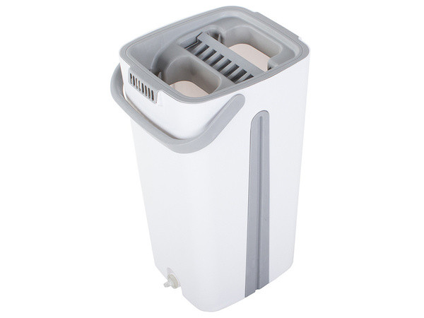 Обертове плоске швабра двокамерне відро для віджимання