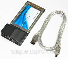 Контролер Winstars WS-CBU2+1394, USB+FW PCMCIA adapter;