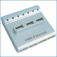 Концентратор USB 2.0, 7 ports, с БП VE243