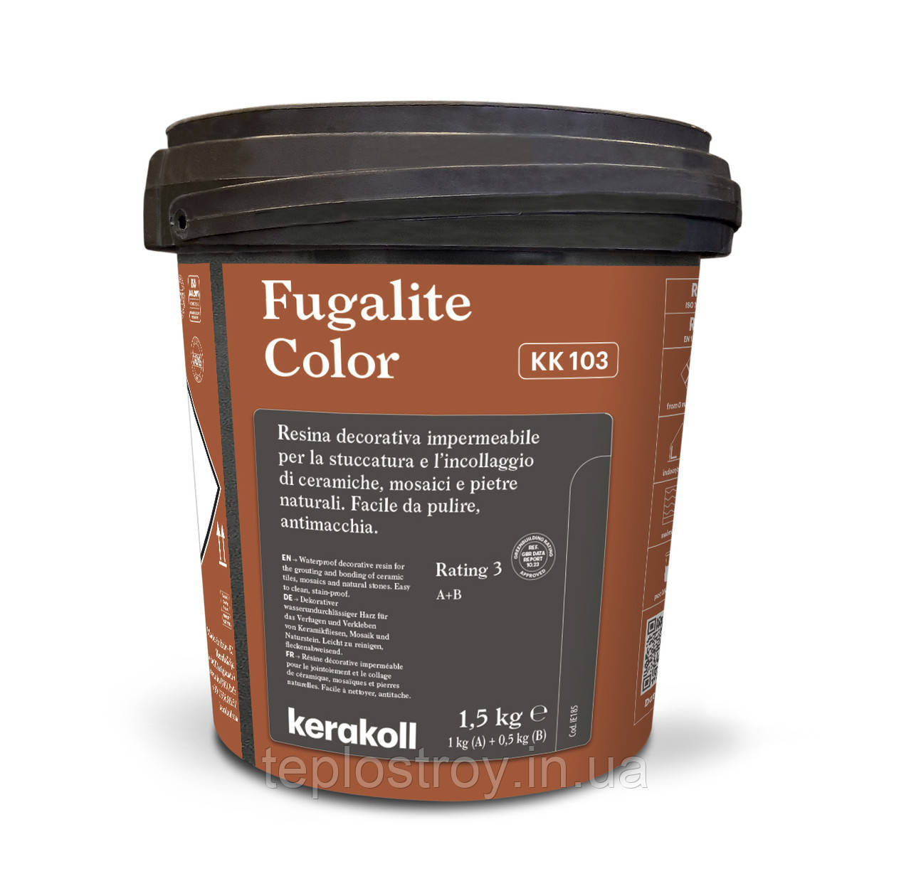 Епоксидна затирка Kerakoll Fugalite Color 103 (KK103) 1,5 кг