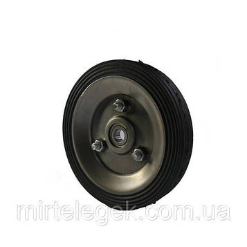 Колесо для візка, кравчучки металеве 120 мм, підшипник вн. Код/Артикул КН-120