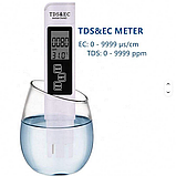 Комбінований солемір і кондуктометр TDS/EC метр ТЕС-1 (0-9999 ppm, 0 - 9999 μs/cm), фото 9